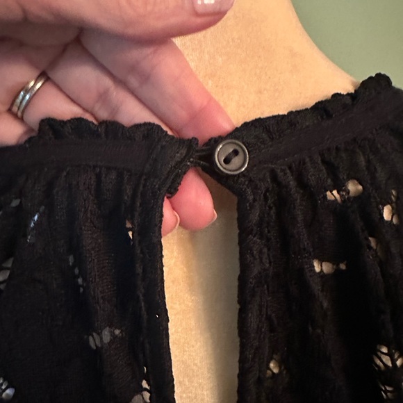 NWT: Free People Olivia Lace Top With Bell Sleeves - Picture 10 of 14
